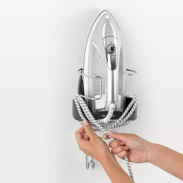 Brabantia Ironing Board Hanger And Iron Store In Black 6 Brabantia Ironing Board Hanger And Iron Store In Black - Image 6