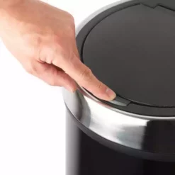 Spectrum Black 30 Litre Top Press Bin -Dunelm Sales Store 1000051882 alt03