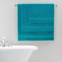 Dunelm Teal Egyptian Cotton Towel -Dunelm Sales Store 1000072247 alt05