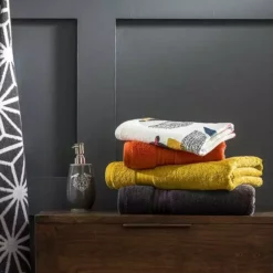 Dunelm Burnt Orange Egyptian Cotton Towel 6 Dunelm Burnt Orange Egyptian Cotton Towel -Dunelm Sales Store 1000072358 alt04