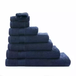 Dunelm Navy Egyptian Cotton Towel -Dunelm Sales Store 1000072373 alt03