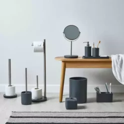 Dunelm Grey Resin Electric Toothbrush Holder -Dunelm Sales Store 1000083073 alt08