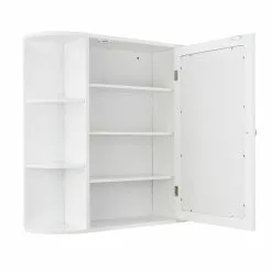Lloyd Pascal Verona White Mirror Cabinet 7 Lloyd Pascal Verona White Mirror Cabinet -Dunelm Sales Store 1000087266 alt03
