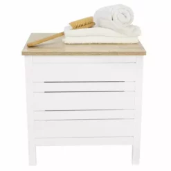 Lloyd Pascal Amalfi White Laundry Hamper 7 Lloyd Pascal Amalfi White Laundry Hamper -Dunelm Sales Store 1000087275 alt03
