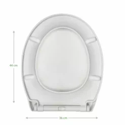 Dunelm Thermoplast White Toilet Seat -Dunelm Sales Store 1000095417 alt05
