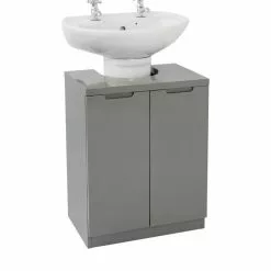 Lloyd Pascal Siena Grey Bathroom Vanity Unit -Dunelm Sales Store 1000096408 alt04
