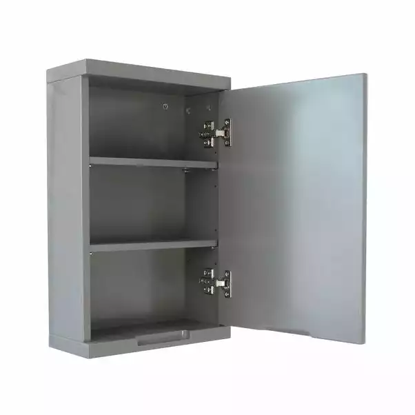 Lloyd Pascal Siena Grey Mirror Cabinet 3 Lloyd Pascal Siena Grey Mirror Cabinet - Image 3