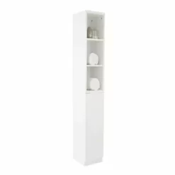 Lloyd Pascal Siena White Tall Cabinet 8 Lloyd Pascal Siena White Tall Cabinet -Dunelm Sales Store 1000096416 alt03