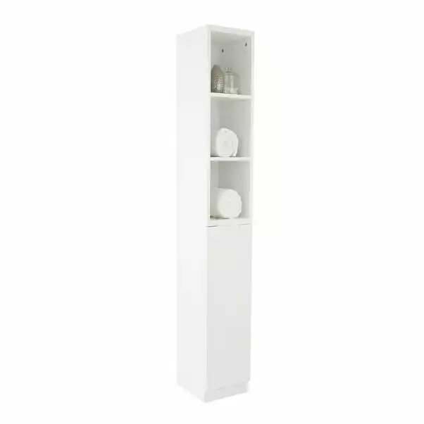 Lloyd Pascal Siena White Tall Cabinet 4 Lloyd Pascal Siena White Tall Cabinet - Image 4