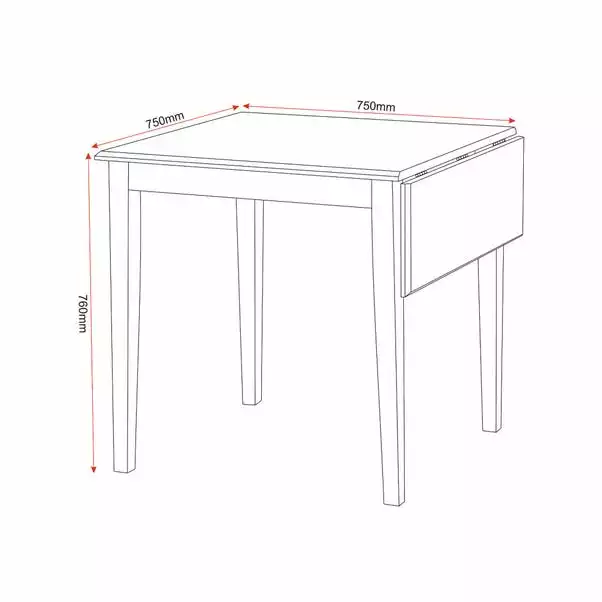 Seconique Vienna Flip Top Dining Table Set 3 Seconique Vienna Flip Top Dining Table Set - Image 3