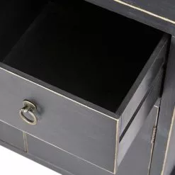 Dunelm Hanna 2 Drawer & 1 Door Chest, Black -Dunelm Sales Store 1000106945 alt03