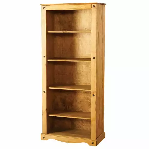 Seconique Corona Pine Tall Bookcase 2 Seconique Corona Pine Tall Bookcase - Image 2