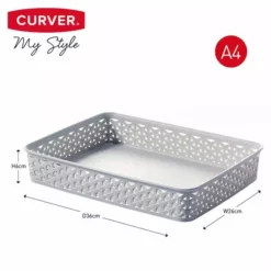 Curver Grey A4 Tray -Dunelm Sales Store 1000110223 alt03
