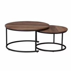 Dunelm Fulton Coffee Nest Of Tables Pine Effect -Dunelm Sales Store 1000117131 alt04