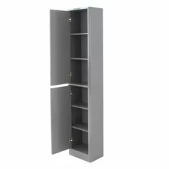 Lloyd Pascal Sicily Grey Tall Cabinet 7 Lloyd Pascal Sicily Grey Tall Cabinet -Dunelm Sales Store 1000133511 alt02