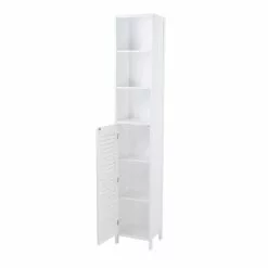 Lloyd Pascal White Tuscany Tall Cabinet -Dunelm Sales Store 1000133521 alt02
