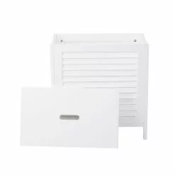 Lloyd Pascal White Tuscany Laundry Hamper -Dunelm Sales Store 1000133522 alt02