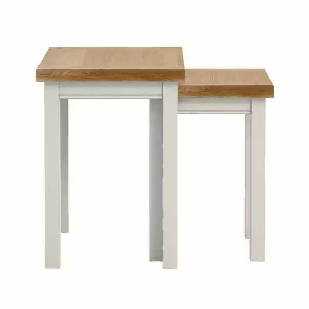 Dunelm Compton Ivory Nest Of Tables 4 Dunelm Compton Ivory Nest Of Tables - Image 4