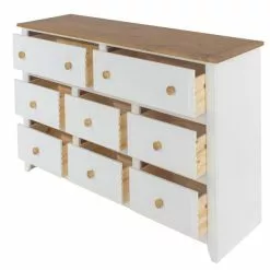 Core Capri 8 Drawer Chest, White &Pine -Dunelm Sales Store 1000135183 alt02