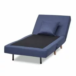 Leader Lifestyle Macy Fabric Blue Chair Bed -Dunelm Sales Store 1000136890 alt03