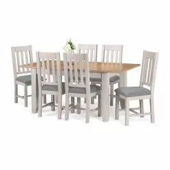 Julian Bowen Richmond Extending Natural Dining Table -Dunelm Sales Store 1000136969 alt03