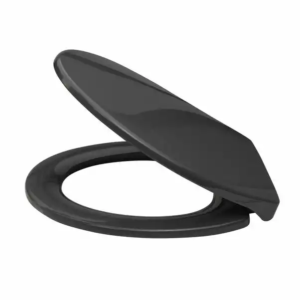 Dunelm Thermoplast Grey Toilet Seat 4 Dunelm Thermoplast Grey Toilet Seat - Image 4