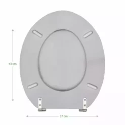 Dunelm Tongue And Groove Grey Toilet Seat -Dunelm Sales Store 1000140039 alt03