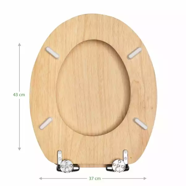 Dunelm Wooden Veneer Toilet Seat 3 Dunelm Wooden Veneer Toilet Seat - Image 3