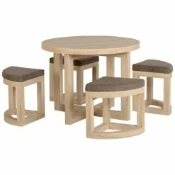Seconique Cambourne Stowaway Dining Set -Dunelm Sales Store 1000141231 alt02