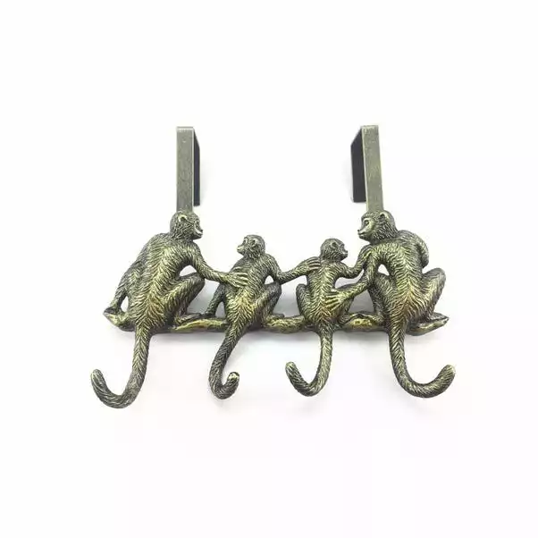 Dunelm Monkey Overdoor Hooks 2 Dunelm Monkey Overdoor Hooks - Image 2