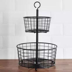 Dunelm 2 Tier Wire Fruit Bowl -Dunelm Sales Store 1000148738 alt02
