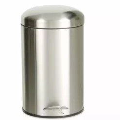 Dunelm Stainless Steel 12 Litre Round Pedal Bin -Dunelm Sales Store 1000149971 alt03