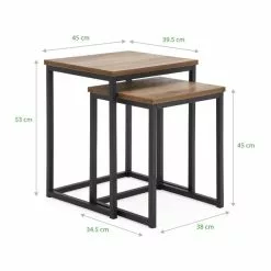 Dunelm Fulton Square Nest Of Tables -Dunelm Sales Store 1000157778 alt08