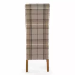 Dunelm Chester Set Of 2 Dining Chairs Natural Woven Check -Dunelm Sales Store 1000157944 alt04