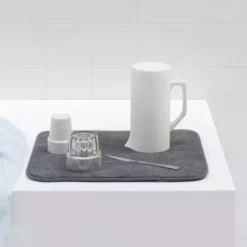 Brabantia Sinkside Dark Grey Microfibre Dish Drying Mat -Dunelm Sales Store 1000158201 alt02