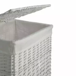 Dunelm Versailles White Square Laundry Basket -Dunelm Sales Store 1000159786 alt03