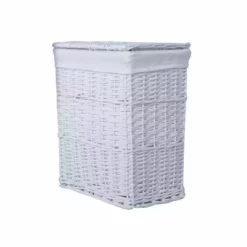 Dunelm Versailles White Square Laundry Basket -Dunelm Sales Store 1000159786 alt05