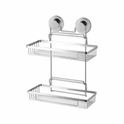 Dunelm Twist N Lock Rectangle Two Tier Shower Caddy -Dunelm Sales Store 1000160156 alt05