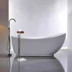 Dunelm Marble Effect Top White Bath Table -Dunelm Sales Store 1000160228 alt06