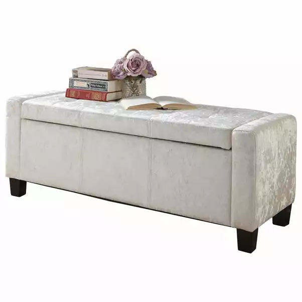 GFW Verona Crushed Velvet Ottoman 2 GFW Verona Crushed Velvet Ottoman - Image 2