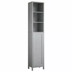 Lloyd Pascal Grey Tuscany Tall Cabinet -Dunelm Sales Store 1000161867 alt02