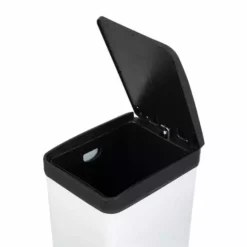 Dunelm White Gloss 30L Slim Bin -Dunelm Sales Store 1000165277 alt02