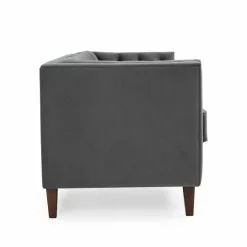 Kyoto Leah Velvet Chesterfield 3 Seater Sofa -Dunelm Sales Store 1000165596 alt03