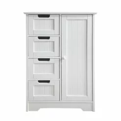 Lloyd Pascal White 4 Drawer Storage Cabinet -Dunelm Sales Store 1000166495 alt04