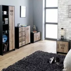 Lloyd Pascal Black 4 Drawer Unit -Dunelm Sales Store 1000166503 alt04