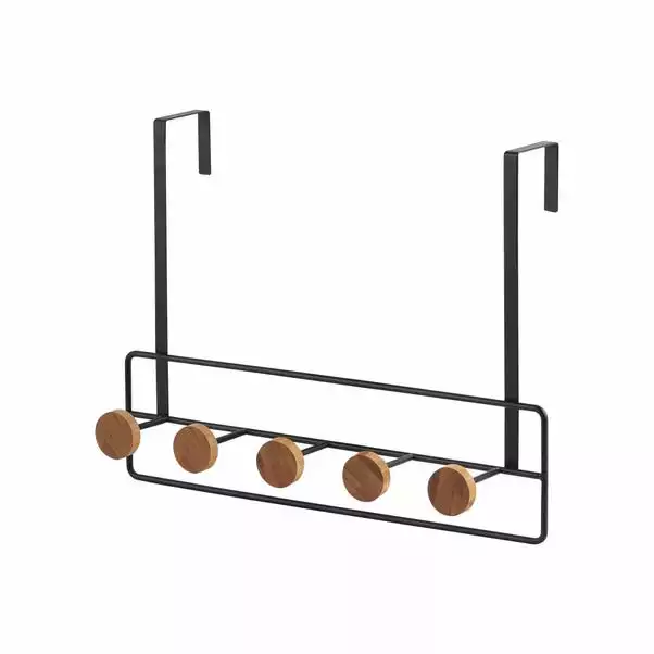 Elements Bamboo Over Door Hooks 2 Elements Bamboo Over Door Hooks - Image 2