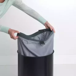 Brabantia Black Cork 60L Laundry Bin 9 Brabantia Black Cork 60L Laundry Bin -Dunelm Sales Store 1000168433 alt04