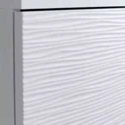 Lloyd Pascal White Wave Tall Cabinet 8 Lloyd Pascal White Wave Tall Cabinet -Dunelm Sales Store 1000169005 alt02