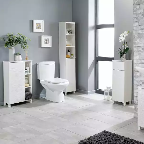 Lloyd Pascal White Wave Tall Cabinet 6 Lloyd Pascal White Wave Tall Cabinet - Image 6