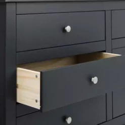 Julian Bowen Radley 6 Drawer Chest, Dark Grey & Pine -Dunelm Sales Store 1000169858 alt03